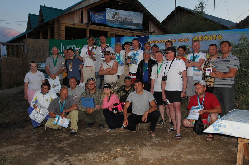 Участники соревнования по подводной охоте на Кубок Дельты 2012. 1-й этап